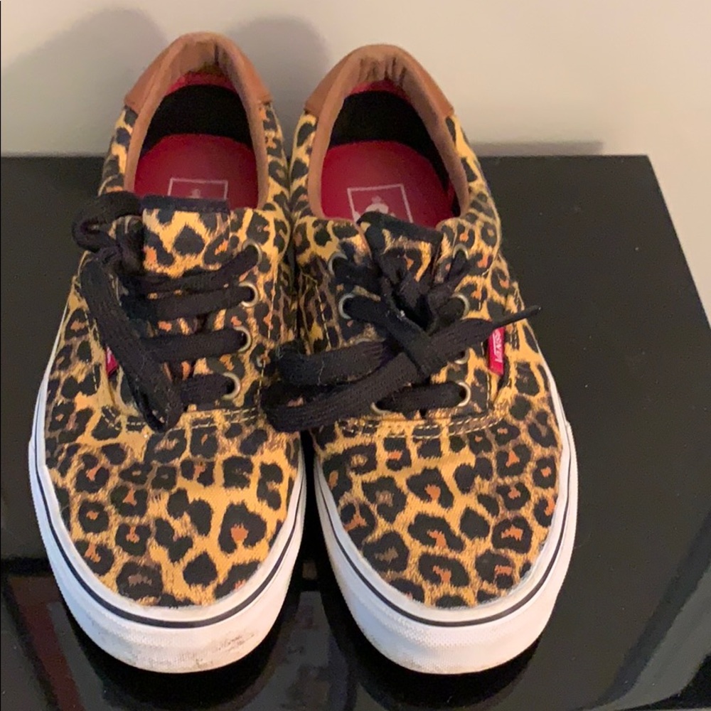 Authentic Cheetah Print Vans Rare